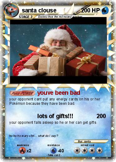 Pokemon santa clouse