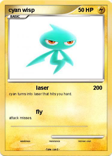 Pokemon cyan wisp