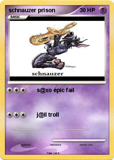 Pokemon schnauzer prison