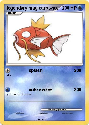 Pokemon legendary magicarp