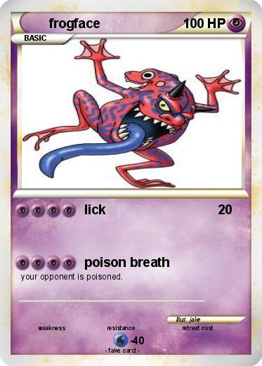 Pokemon frogface