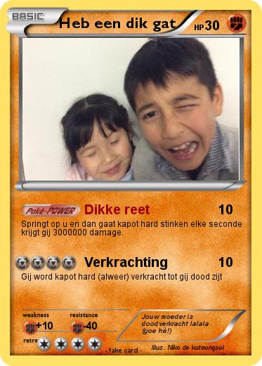 Pokemon Heb een dik gat