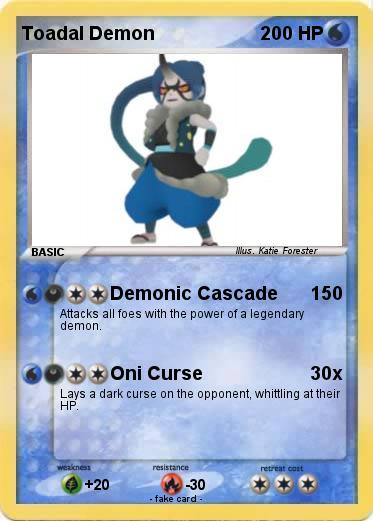 Pokemon Toadal Demon