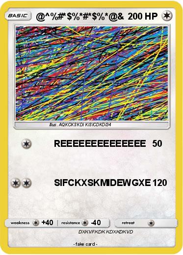 Pokemon @^%#*$%*#*$%*@&