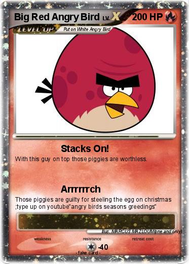 Pokemon Big Red Angry Bird