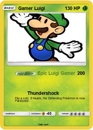 Pokemon Gamer Luigi