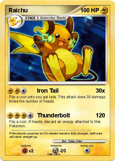 Pokemon Raichu