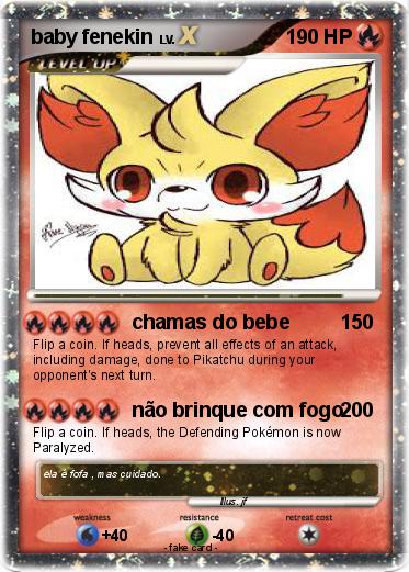 Pokemon baby fenekin