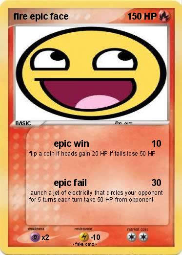 Pokemon fire epic face