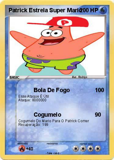 Pokemon Patrick Estrela Super Mario
