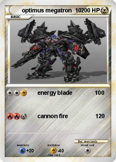 Pokemon optimus megatron  10
