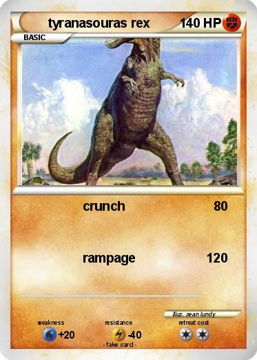 Pokemon tyranasouras rex