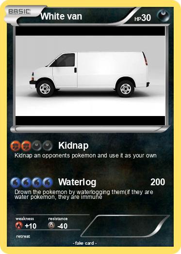 Pokemon White van