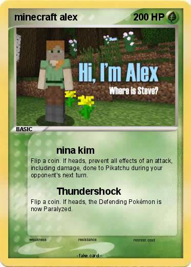 Pokemon minecraft alex