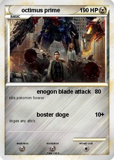 Pokemon octimus prime