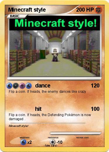 Pokemon Minecraft style