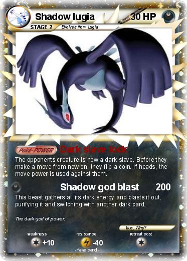 Pokemon Shadow lugia