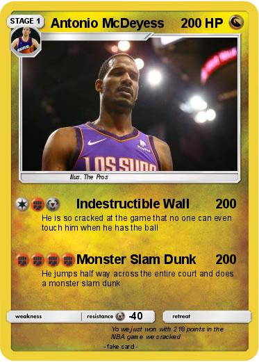 Pokemon Antonio McDeyess