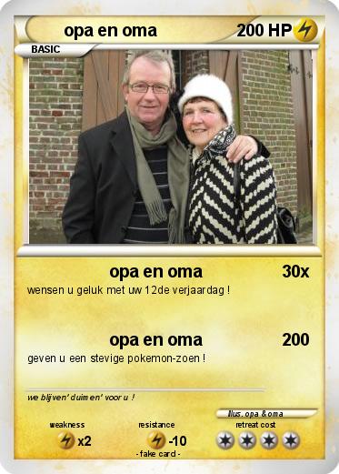 Pokemon opa en oma