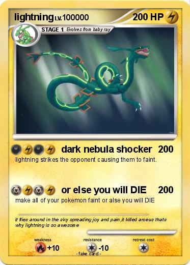 Pokemon lightning