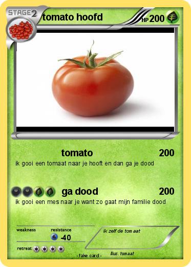 Pokemon tomato hoofd