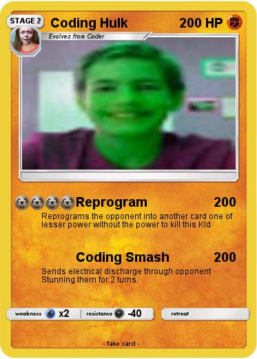 Pokemon Coding Hulk