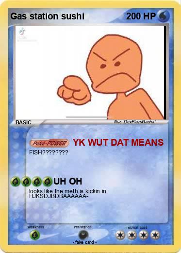 Pokemon Gas station sushi