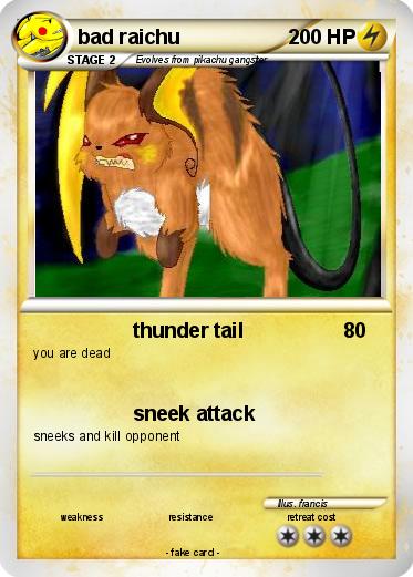 Pokemon bad raichu
