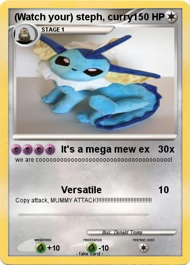 Pokemon (Watch your) steph, curry