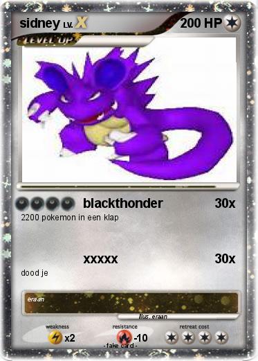 Pokemon sidney