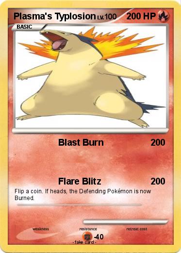 Pokemon Plasma's Typlosion