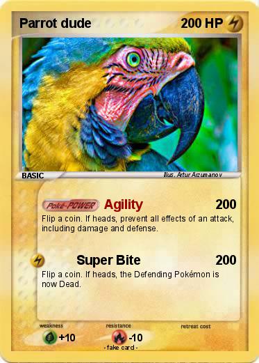 Pokemon Parrot dude