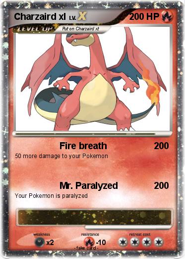 Pokemon Charzaird xl