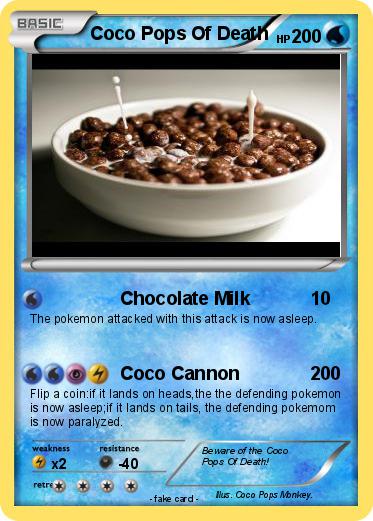 Pokemon Coco Pops Of Death