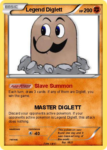 Pokemon Legend Diglett