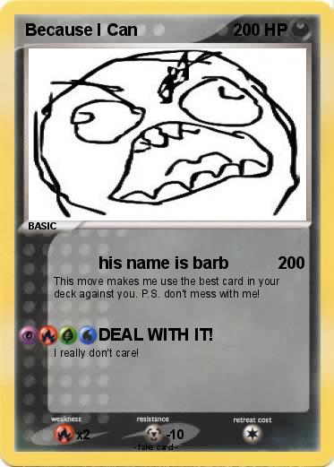 Pokemon Because I Can