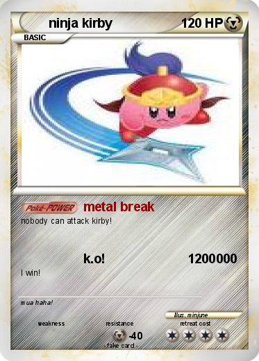 Pokemon ninja kirby