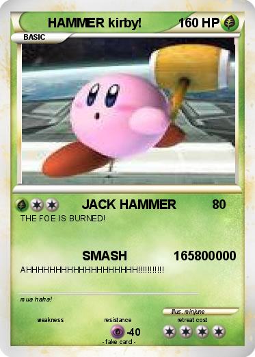 Pokemon HAMMER kirby!