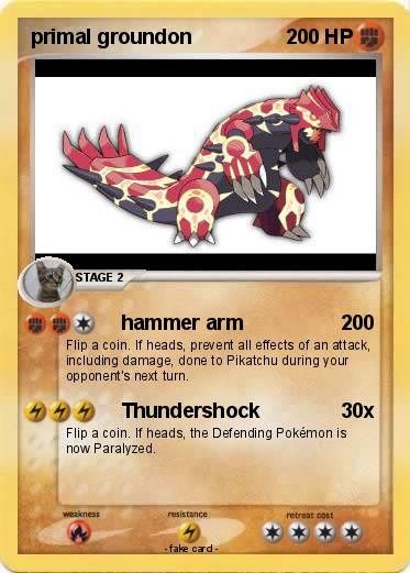 Pokemon primal groundon