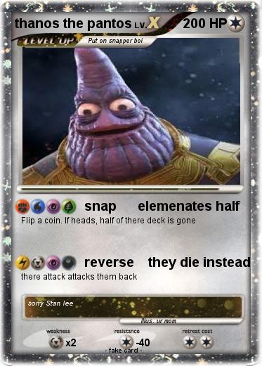 Pokemon thanos the pantos
