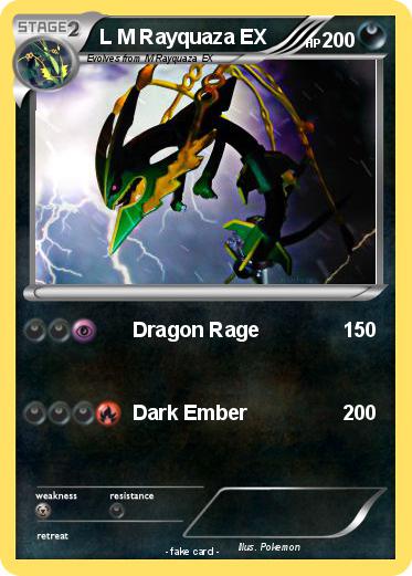 Pokemon L M Rayquaza EX