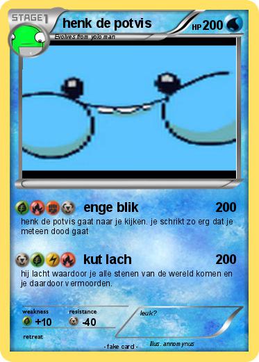 Pokemon henk de potvis