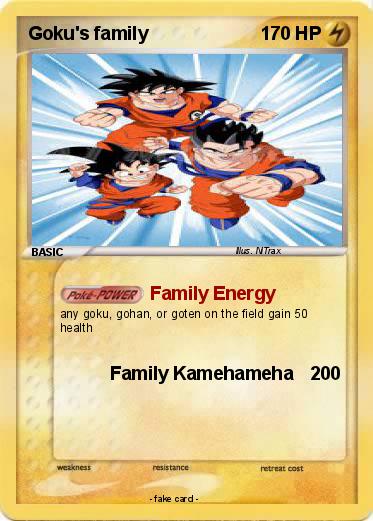Pokemon Goku's family