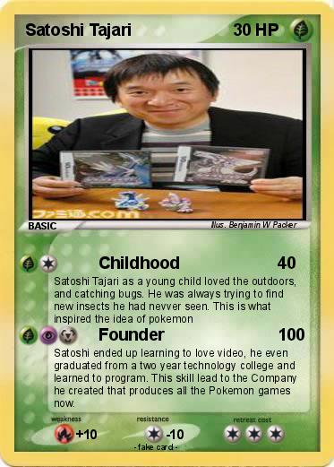 Pokemon Satoshi Tajari