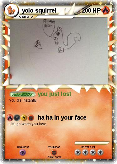 Pokemon yolo squirrel