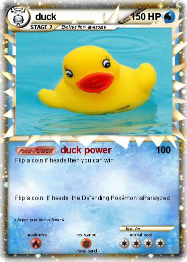 Pokemon duck