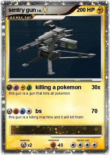 Pokemon sentry gun