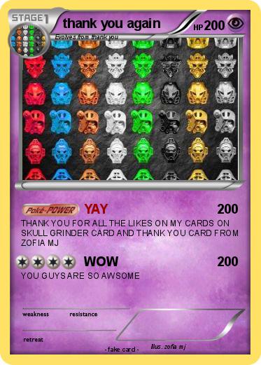 Pokemon thank you again