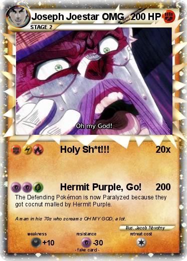 Pokemon Joseph Joestar OMG