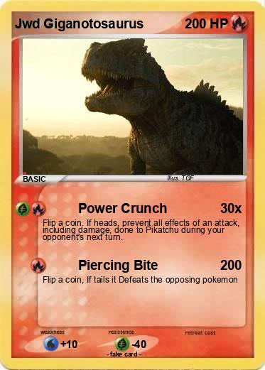 Pokemon Jwd Giganotosaurus